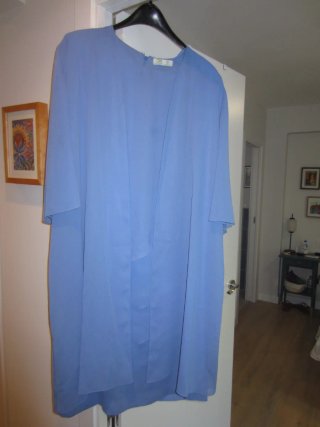 Elegante conjunto azul cielo