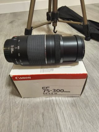 Canon EOS 1100D + Lentes 15-55 y 75-300