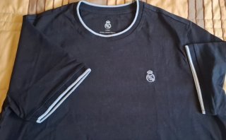 Camiseta Real Madrid Negra Talla L