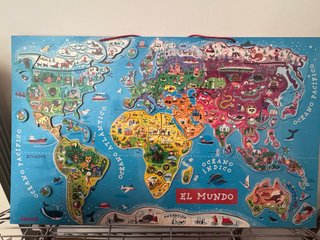 Puzzle Mapa del Mundo Janod