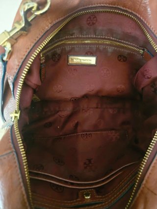 Borsa Pelle Marrone Tory Burch