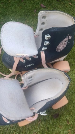 Patines artísticos 4 ruedas Oxelo talla 31