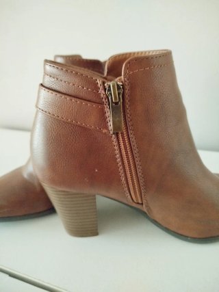 Botines tacón InSide Marrón Talla 36