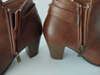Botines tacón InSide Marrón Talla 36