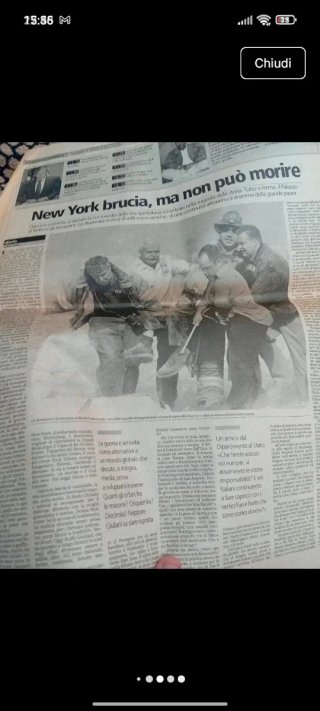 La Stampa Giornale Attacco all'America 11 Settembr