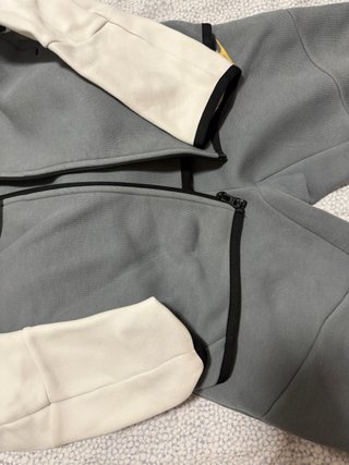 Conjunto Chándal Nike Gris y Blanco 147 cm