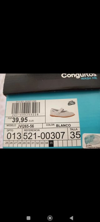 Zapatos Conguitos Niña T.35