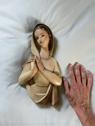 Figura Virgen para Colgar 1969