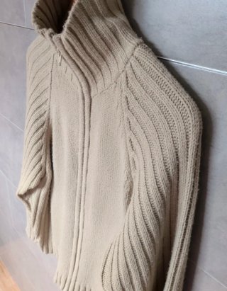 Cárdigan hombre beige talla L
