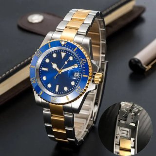 Reloj Azul y Dorado