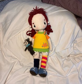Amigurumi Paddington y Pippi Calzaslargas