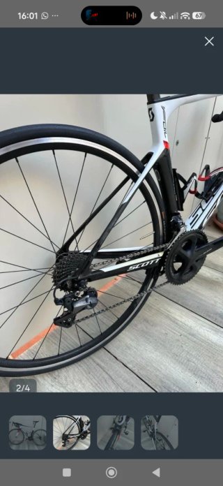 Bicicleta Scott Foil Carbono talla M