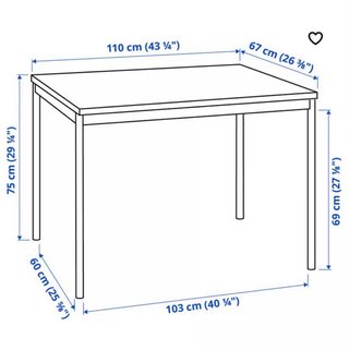 Mesa Comedor Tarendo Ikea Negra