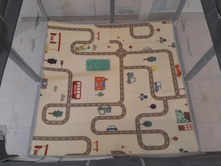 Parque infantil JUPPLIES + alfombra para bebé