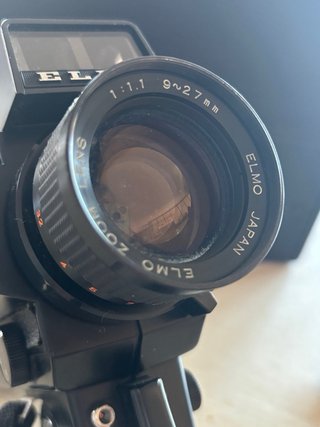 Cámara Super 8 Elmo Super 311 Low Light + Funda