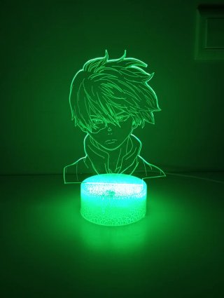 Lámpara LED 3D Anime Shoto Todoroki