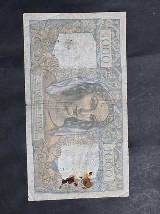 Billete 1000 Francos Franceses 1948