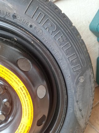 Rueda de repuesto 135/80 B 14 80P