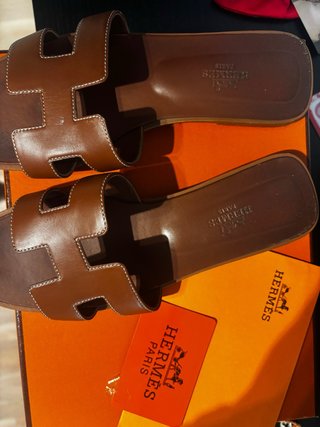 Sandalias Hermès Mujer Marrón