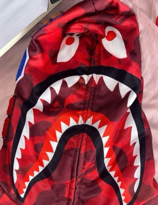 Sudadera BAPE Camuflaje Roja