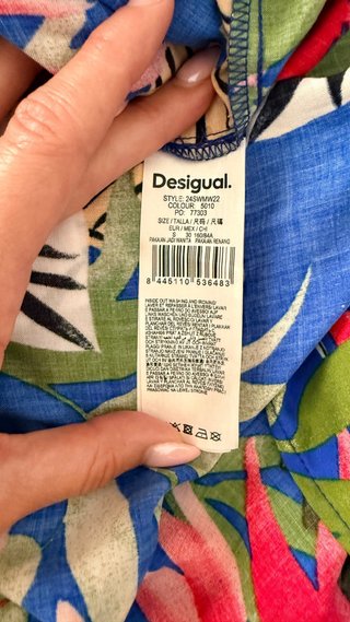 Mono largo Desigual estampado