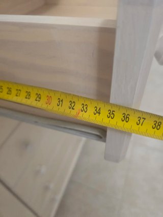 Cómoda Albani Madera Beige/Blanco