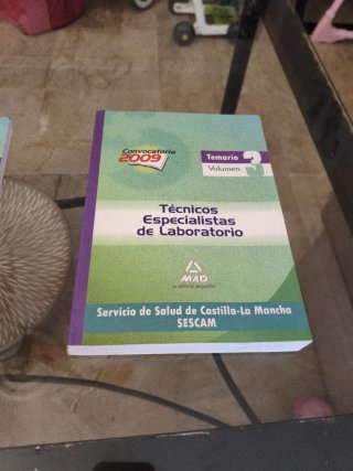 Libros técnico laboratorio oposiciones mad