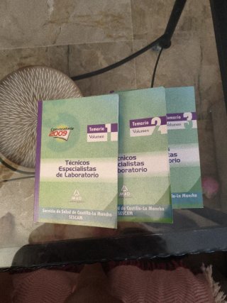 Libros técnico laboratorio oposiciones mad