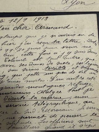 Lote 6 Postales Marruecos centenarias 1913.