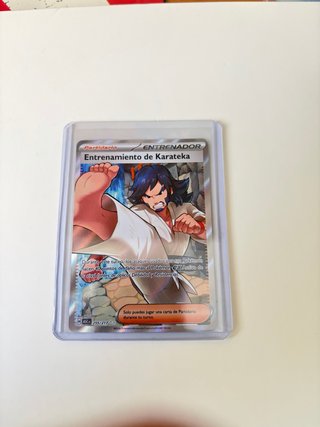 Entrenamiento de Karateka Entrenador Carta Pokémon
