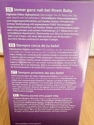 Vigilabebés Philips AVENT SCD833