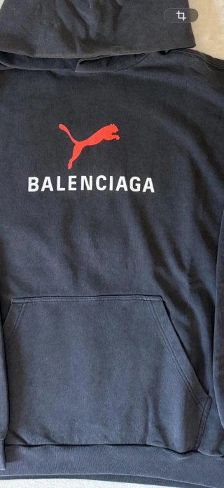 Sudadera Balenciaga Negra y Roja