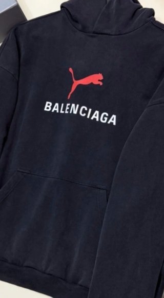 Sudadera Balenciaga Negra y Roja
