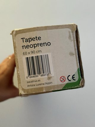 Tapete de neopreno con diseño