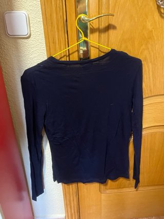 Blusa trucco azul marino talla M