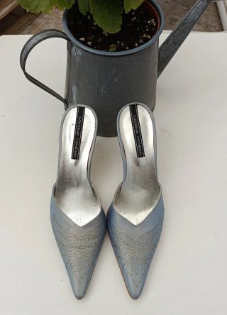 2 Pares Zapatos Tacón Mujer