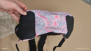 Mochila Totto con estampado floral