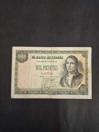 Billete 1000 pesetas Banco de España 1949