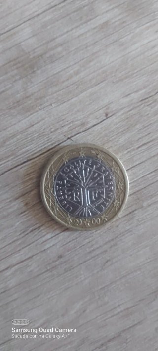 Moneda 2 Euros Francia 2000