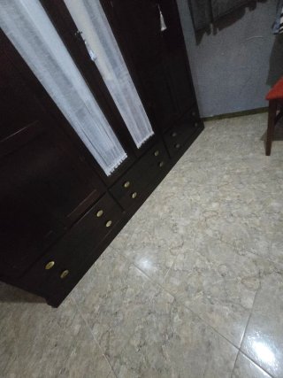 Ropero madera maciza nogal