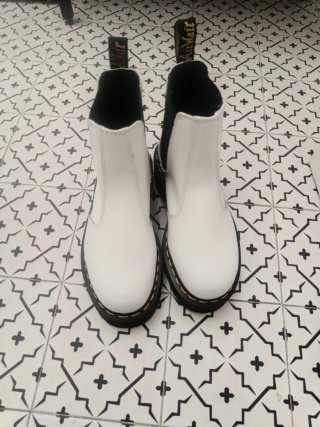 Botas Dr. Martens Chelsea Blancas
