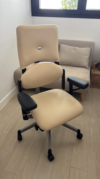 Silla de oficina Steelcase Beige/Negro