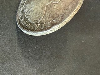 Moneda 1808 Carlos IIII Plata. 8 reales.