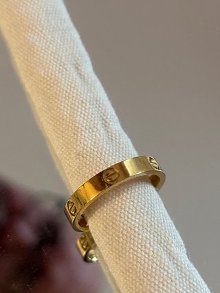Anillo Cartier Oro Talla 19