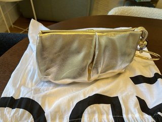 Bolso Adolfo Dominguez Dorado Nuevo