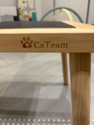 Mesa sensorial Montessori de madera para niños