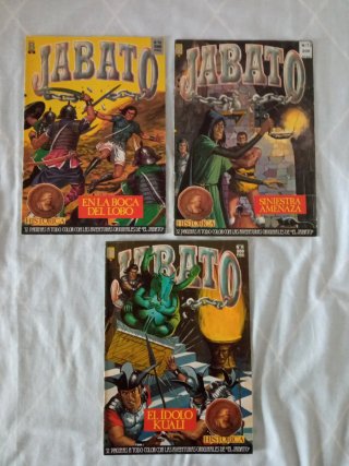 JABATO. LOTE DE 10 VOLÚMENES.