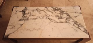 Mesas de salón mármol y madera
