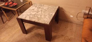 Mesas de salón mármol y madera