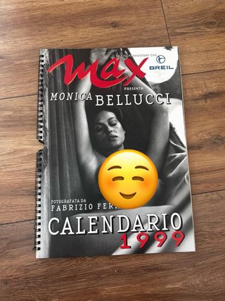 Calendario Max Monica Bellucci 1999